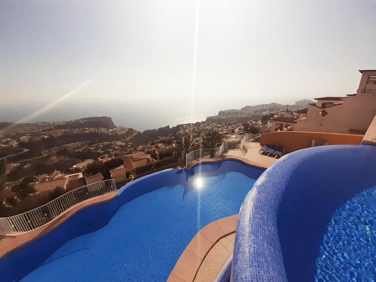 Panorama seaview apartment Cumbre del Sol Exterior foto