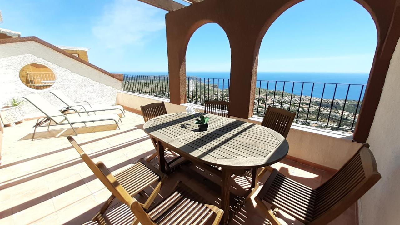 Panorama seaview apartment Cumbre del Sol Exterior foto